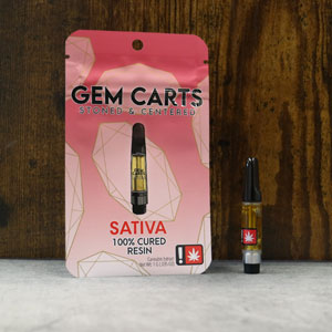 Sativa Gem Carts by The Dope Depot